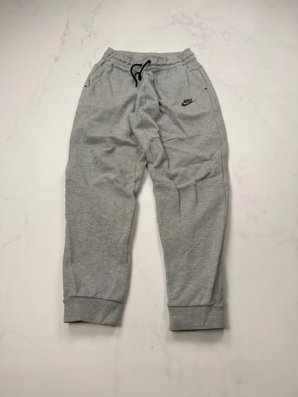 Nike Tech Joggers Sweatpants Gray 2010s Minimalist - Boys XL